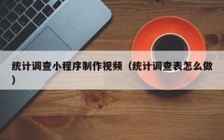 定西统计调查小程序制作视频（统计调查表怎么做）
