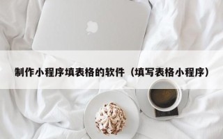 定西制作小程序填表格的软件（填写表格小程序）