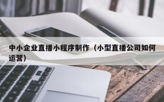 定西中小企业直播小程序制作（小型直播公司如何运营）